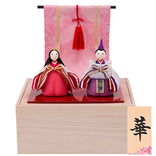 こだわりの雛人形】木札に名入れできる！おしゃれなコンパクトサイズの